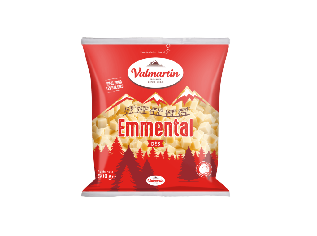 Emmental en dés (500gr)